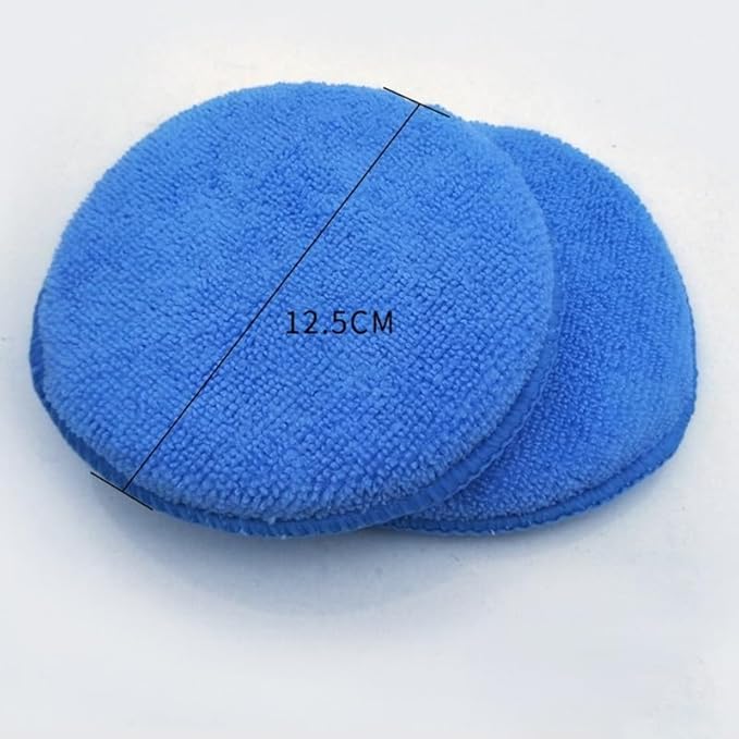 5/10/20PCS Soft Microfiber Car Detailing Applicator Pads - Round Pocket Foam Sponges for Waxing and Polishing Car Care(5PCS)