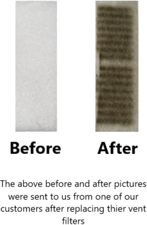 NORTHWEST ENTERPRISES Vent Filters, 48 Floor Vent Register Filters - 4"x10", 90 Day Filtration