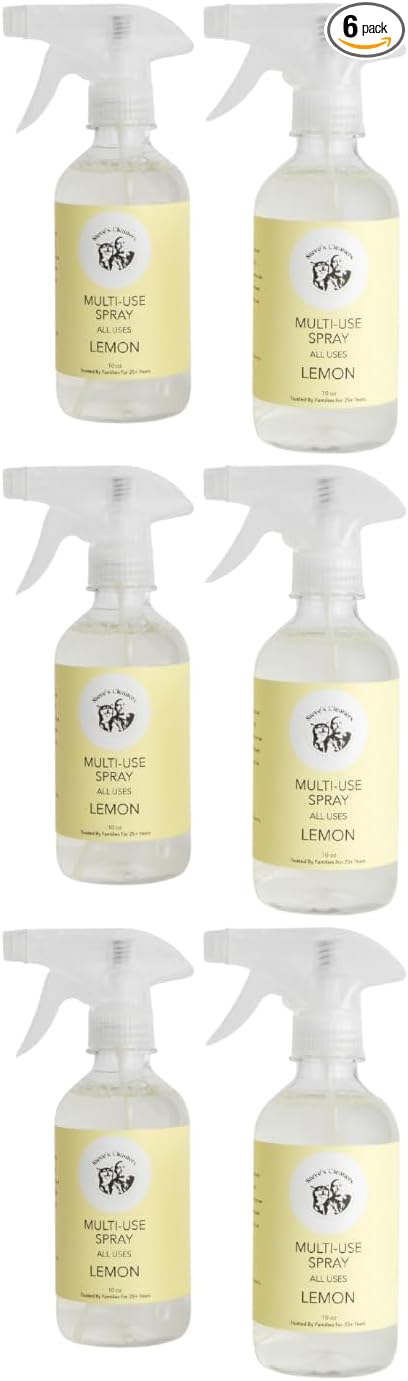 Steve's Cleaners Lemon Multi-Surface Cleaner, 10 Fl Oz, 6 Pack
