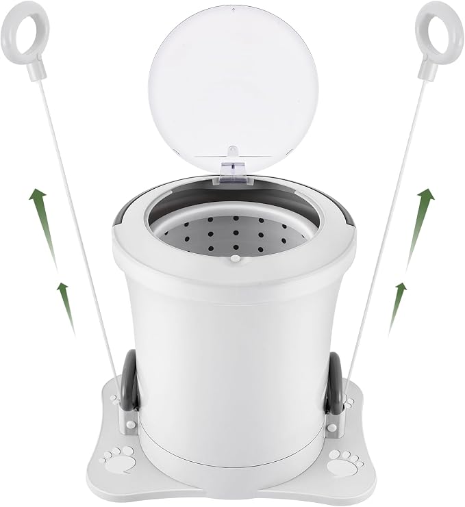 Manual Clothes Dryer Portable Mini Dryer Compact Spinner Non Electric Laundry Washing Machine for RV, Camping, School, Apartment, Dorm
