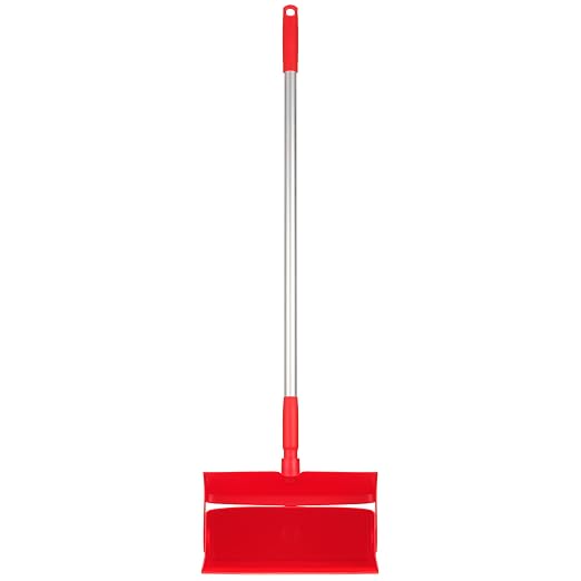 Vikan 56584 Compact Lobby Dustpan, 11.6", Red