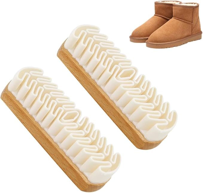Rubber Shoe Brush for Cleaning, Polish Eraser Suede Brush for Shoes Boots Sneakers Bags Jacket Purse Sofa (2)