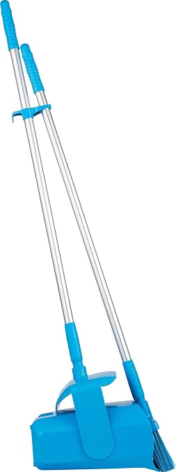 Remco Lobby Dust Pan and Broom Set,Blue 62503-1 Each