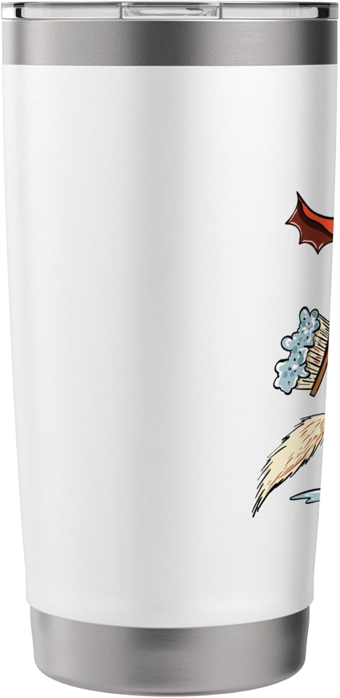 Funny Cleaning Devil Housekeeping, Cleaning Supplies Stainless Steel Insulated Tumbler