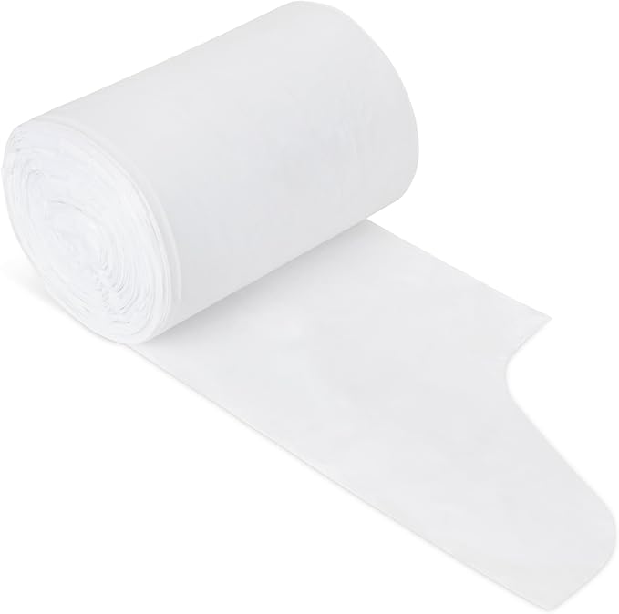 Plasticplace 20-30 Gallon Trash Bags │ 0.7 Mil │ White Garbage Can Liners │ 30" x 36" (200 Count)