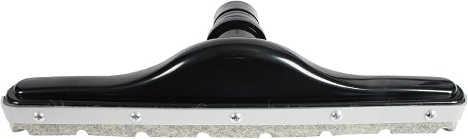 Cen-Tec Systems 94841 Commercial Scalloped Felt Hard Floor Vacuum Attachment with 2-Piece S-Wand, Aluminum