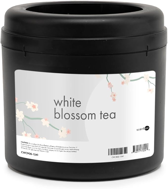 ScentAir Whisper Essential Monthly Plug-in Refill, White Blossom Tea | Fragrance Diffuser Cartridge Refill for Home and Office