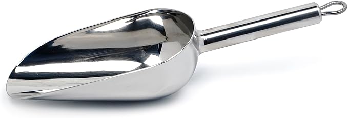 RSVP International Endurance Stainless Steel Measuring Scoop Collection, 1-Cup