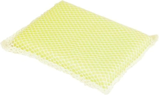 LOLA Nylon Net Sponge Cleaning Pad, Non Scratch Scrubbers, Safe on Non-Stick Surfaces & Coated Cookware & Dishes - Gentle Effective Cleaning, 1 Count