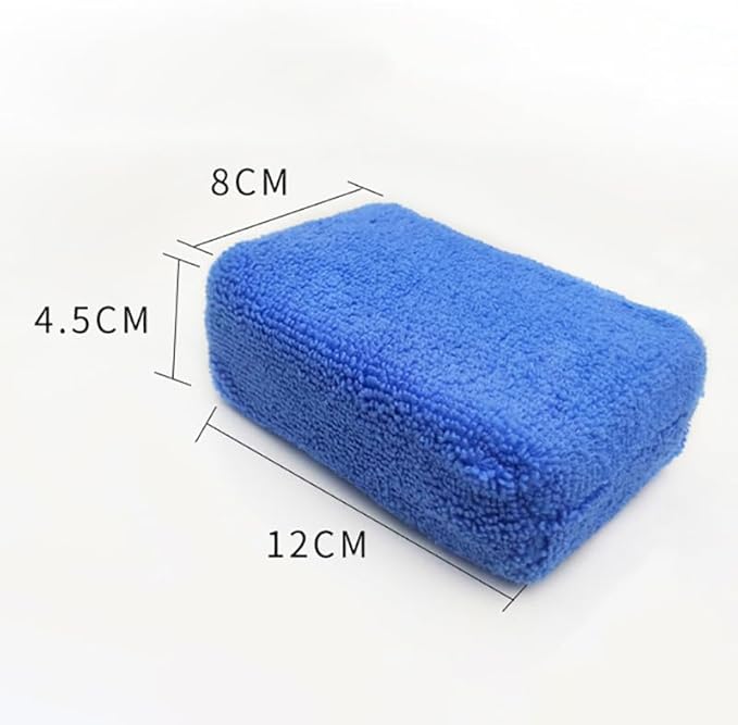 Car Care Premium Microfiber Applicators Sponges Block Cloths Microfibre Hand Wax Polishing Detailing Pad Beauty Tools(1PC)