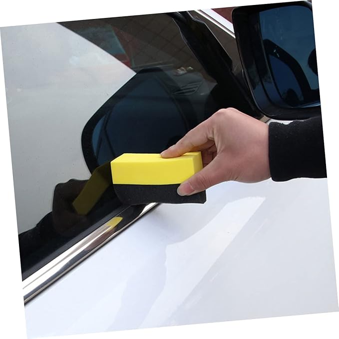 40pcs Car Cleaning Sponge Tire Dressing Pads Reusable Wax Applicators for Car Wash Soft Non-Scratch Sponges for Windshield Dashboard Cleaning