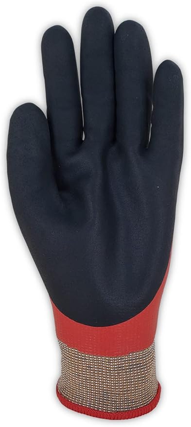 MAGID D-ROC DX+ Technology DXPG59F 18-Gauge Double-Dipped Foam Nitrile Fully Coated Coreless Work Glove