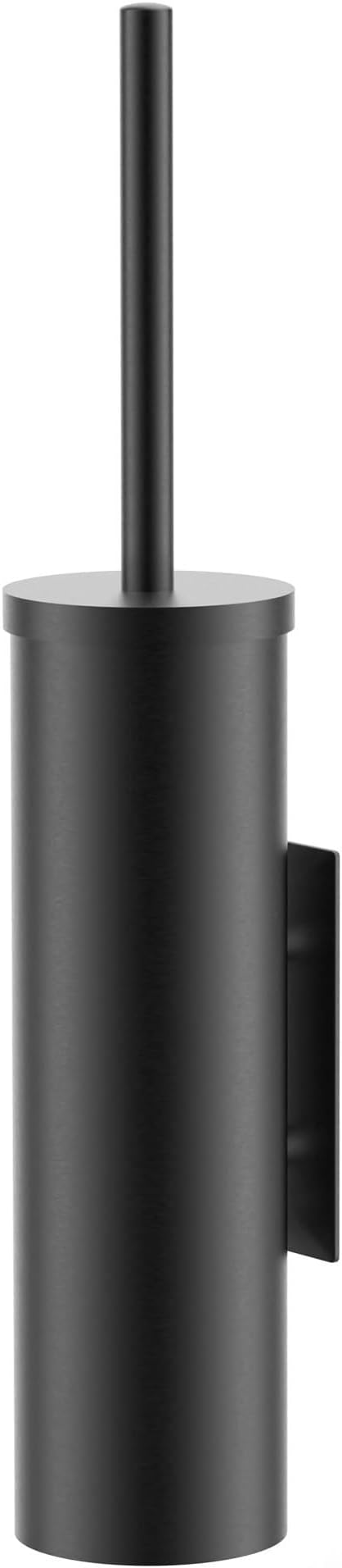 Stainless Steel Toilet Brush and Holder Set Brushed Silver Heavy Duty Toilet Bowl Brush with Long Handle for Bathroom and Farmhouse (Black-2)