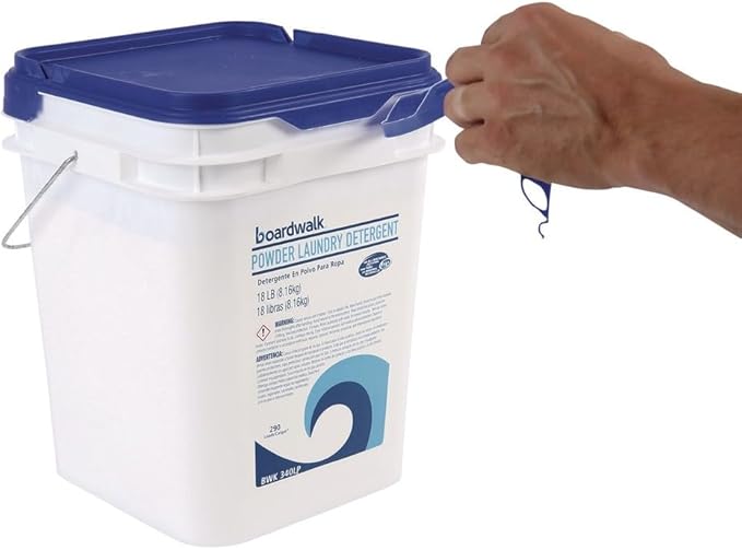 Boardwalk 340LP Laundry Detergent Powder, Summer Breeze, 18 lb Bucket