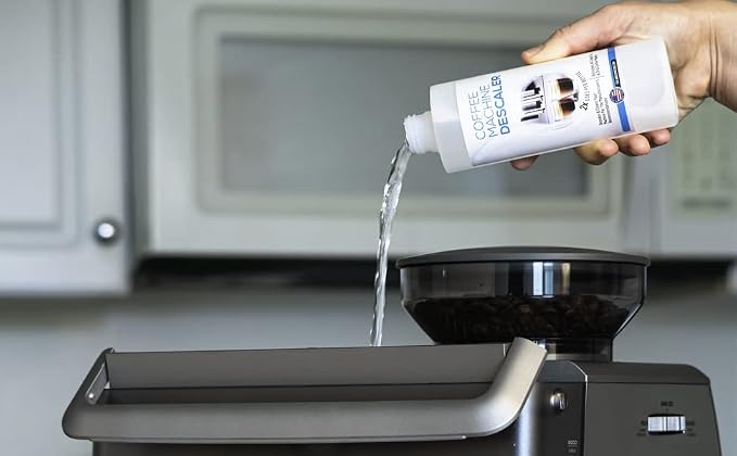 FreshFlow Keurig Compatible Descaling Solution - Descaler Cleaner Concentrate Kit For All 1.0 & 2.0 K-Cup Pod Machines and Espresso Machines - (2 Bottles, 4 Uses Plus 4 Filters)