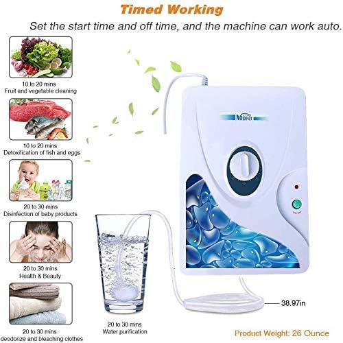 Ozone Generator Air Purifier Ozone Output 600mg/h white