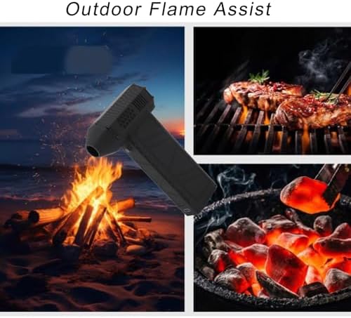 Dry Blower, 3 Gear Adjustable Electric Air Duster, 130000RPM Dry Mini Blowers, 5600mAh Portable Air Blower Car Dryer Turbine Blower for Car, Cleaning, Camping