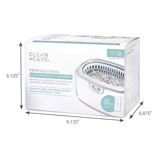 Professional Ultrasonic Cleaner Machine for Jewelry, Watches, Glasses, Dentures & Tools – 45kHz Digital Stainless Steel Ultrasonic Cleaner with Timer, Heater, Lab & Home Use