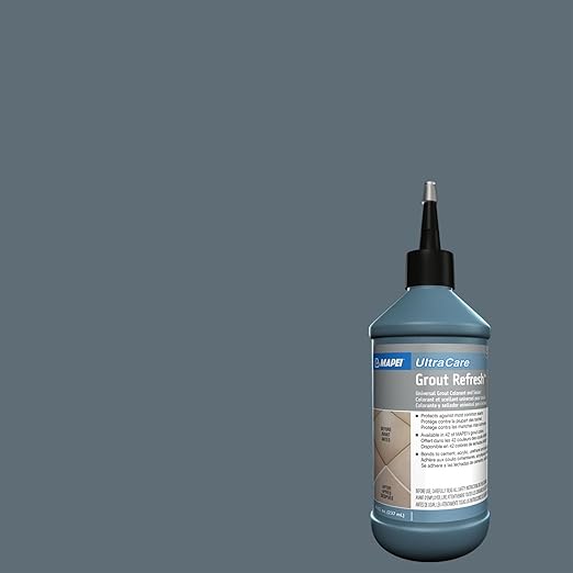 MAPEI UltraCare Grout Refresh, Universal Grout Colorant & Sealer, 8 oz Bottle – Easy Grout Restoration & Protection, 5231 Deep Ocean