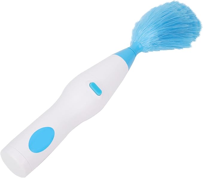 Acouto 180 Bendable Electric Duster Window Blinds Furniture Cleaning Tool Electric Duster for Home Cleaning Dusters Spin Battery Operated Electrical that Runs by Batteries