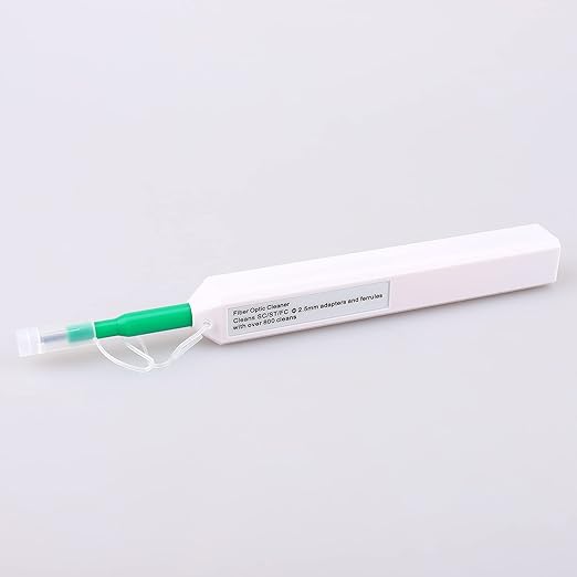 Fiber Optic Cleaner Cleaning Pen Box Kit 2.5mm 1.25mm FC SC ST LC Optical Fiber Cable Connector Endface Optical Cleans Tool Set 4 in 1