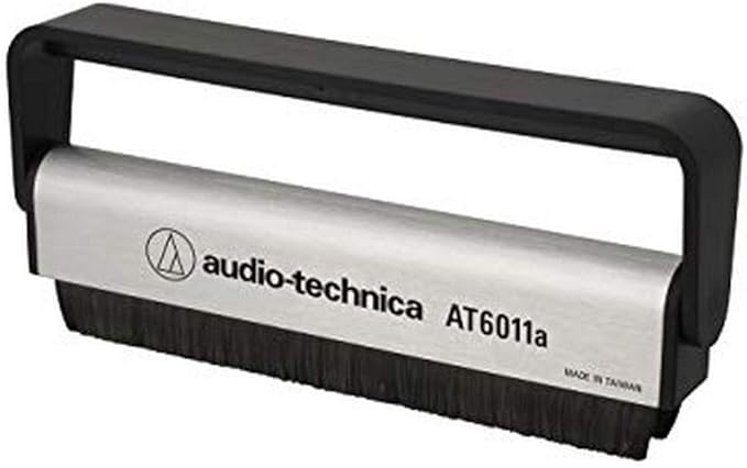 Audio-Technica AT6011a Anti-Static Record Brush & AT607a Cartridge Stylus Cleaner, Brown, 0.33 Fl Oz (Pack of 1)