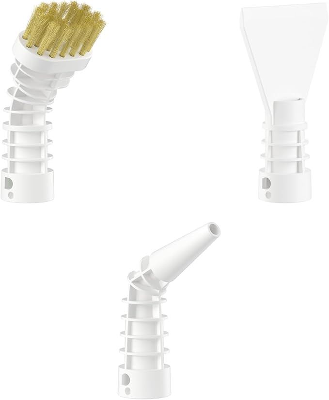 3 Pack Replacement Accessories for All-in-1 Steam Mop & Detachable Handheld Cleaner, Compatible Steam Mop XR01, Scraping Tool, Angled Nozzle, Detail Brush