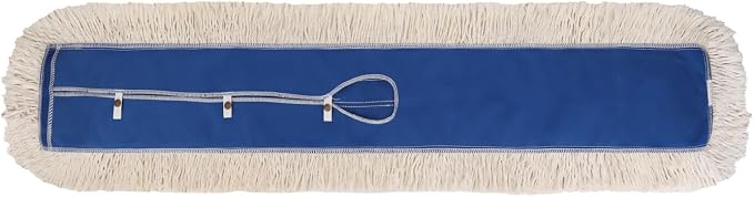 48 Inch Commerial Dust Mop Head Replacement : Mircofiber Dust Mop Head Refills for Industrial & Janitorial Supplies, Heavy Duty Mop Head for Hardwood Floor Cleaning,Blue (48 Inch - 1 Pack)