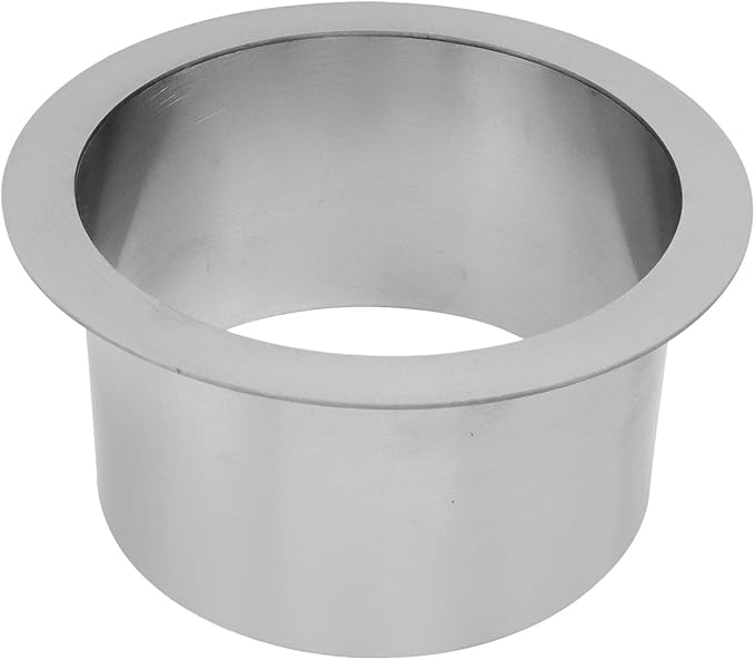 Antrader Drop-in Trash Chute,1Pcs Kitchen Counter Trash Chute Counter Top Trash Chute Stainless Steel Countertop Trash and Waste Chute,Round (200mm/7.87inch)