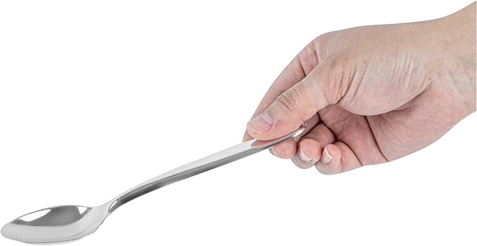 Restaurantware Moderna 7.3 Inch Disposable Spoons 250 Recyclable Appetizer Spoons - Crack-Resistant For All Types Of Meals Silver Plastic Spoons