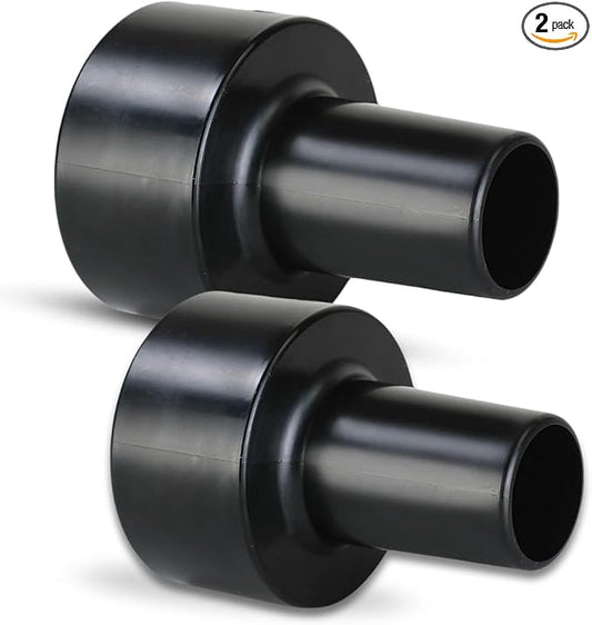2-Pack Vacuum Hose Adaptor 2.5" to 1.25” Compatible with 2.5" Shop Vac Conversion for Fitting 1.25" Attachments, 2 1/2" to 1 1/4" Vacuum Fitting Adapter