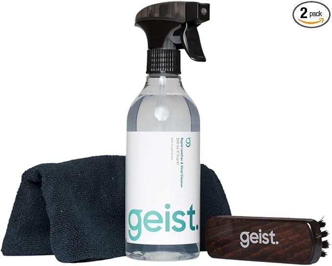 Geist. Rapid Cleaner for Leather and Vinyl (Cleaner + Brush + Cloth)