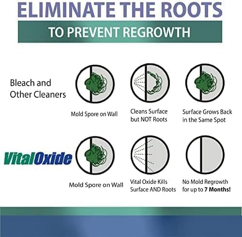 Vital Oxide Disinfectant, Deodorizer, Cleaner, Food-Contact Sanitizer, Virucide – (EPA registration #82972-1) – Kills Mold & Mildew, Eliminates Odors -1 Gallon
