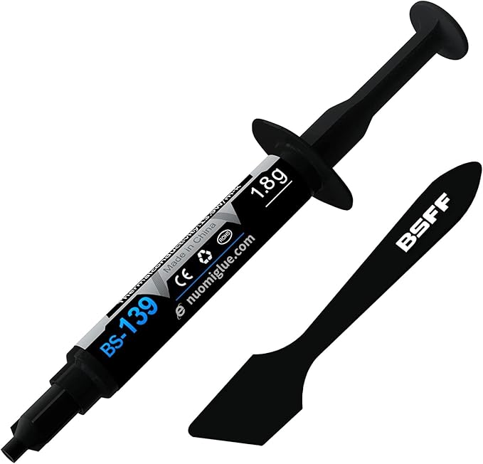 Thermal Paste, 1.8g with Toolkit CPU Paste Thermal Compound Paste Heatsink for IC/Processor/CPU/All Coolers, Carbon Based High Performance