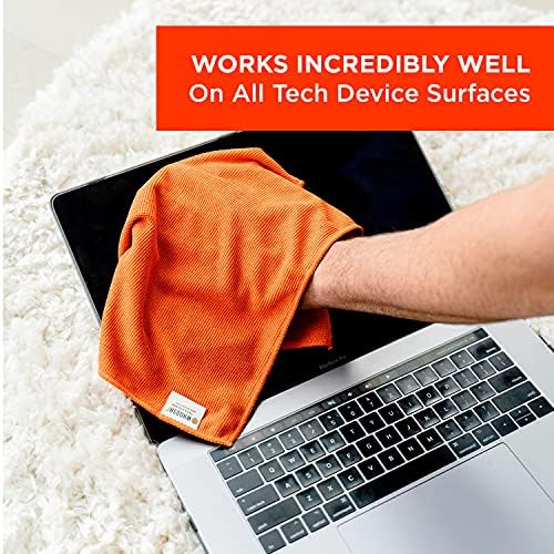 WHOOSH! Screen Cleaner Spray & Microfiber Cloths Bundle | 16.9 fl oz + 3 Microfiber Cloths (14x14)