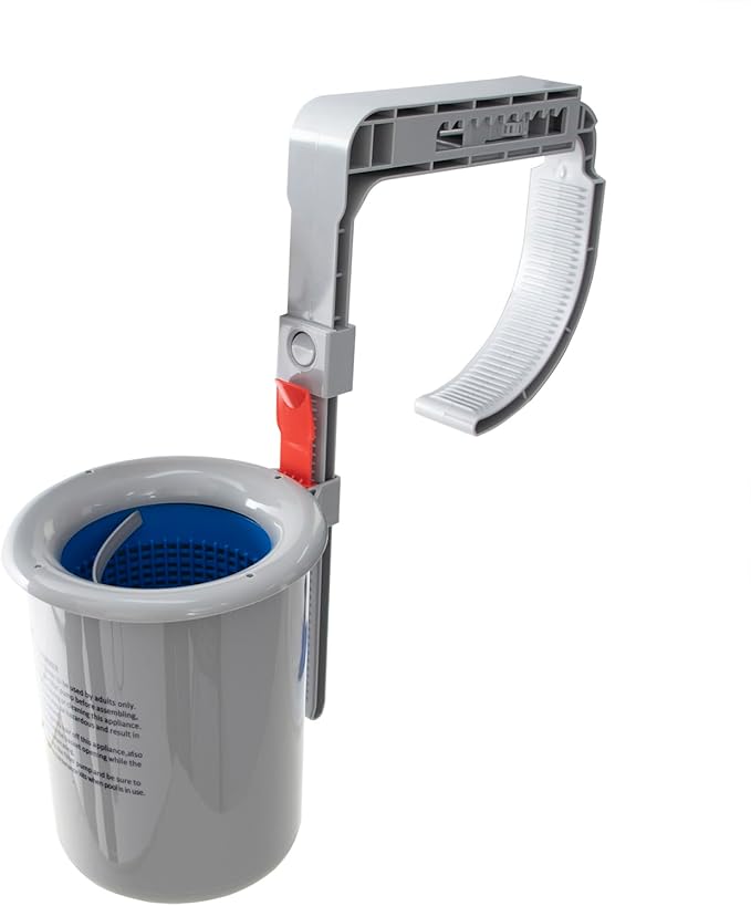 DIMAR GARDEN Pool Skimmer Basket Above Ground Pool Skimmer Wall Mount Surface Skimmer for Swimming Pool, Hang on Pool Skimmer with Hose and Adapter