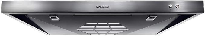 Furrion 12V RV Under-Cabinet Ducted Range Hood with Replaceable Charcoal Filter, LED Light, Exhaust Fan, VibrationSmart Technology & CSA Certification (Stainless Steel) - FHO23SACR-SS