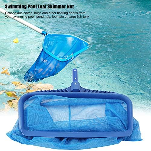 Swimming Pool Leaf Skimmer Net Lightweight Deep Bag Leaf Tool Leaf Rake Swimming Pool Maintenance for Landscape Pool Pond Tub Spas Fountains