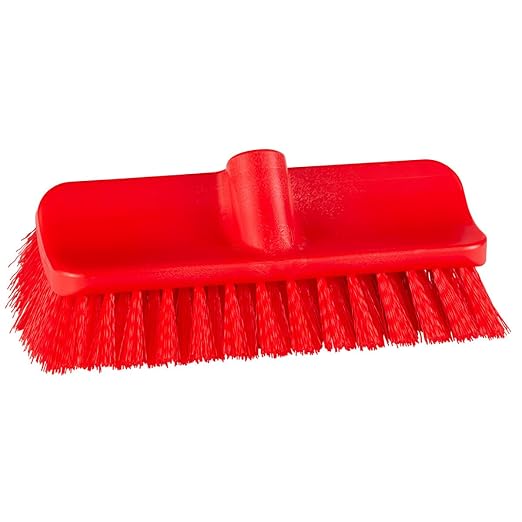 Remco - A Vikan Company ColorCore 10" High-Low Deck Brush, Stiff