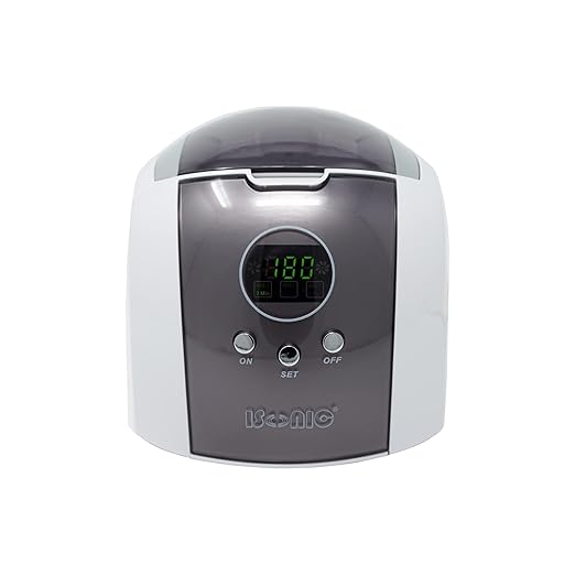 iSonic® Ultrasonic Jewelry Cleaner D7910B with Cleaning Solution Concentrate CSGJ01, 110V