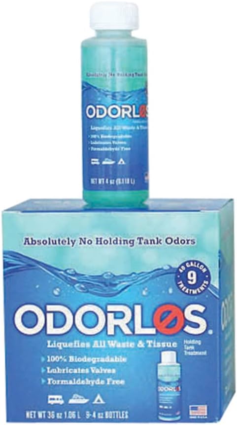 Valterra Odorlos V77001 Holding Tank Treatment (Holding Tank Treatement, 4oz Bottle, 9pk),1 Pack