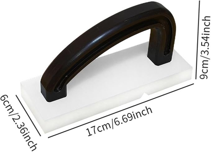 Cutting Board Refinisher Chopping Board Planer with Handle Professional Effective Cleaning Resurfacing Tool for Restaurant, Black