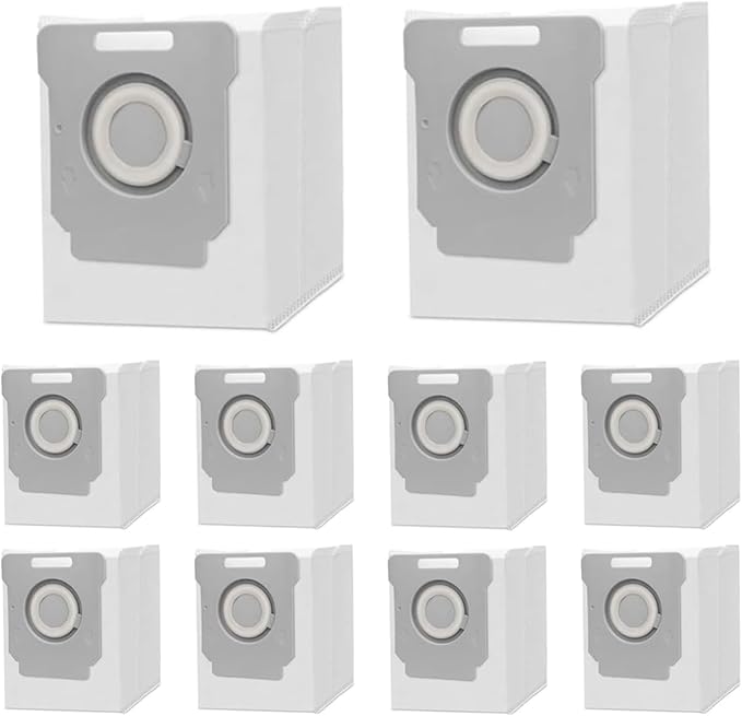 10 Pack New Dust Bags Replacement Parts Compatible with iRobot Roomba Combo j7+ j9+ Robot Vacuum & Mop Cleaner Accesories Dirt Garbage Collection Bag