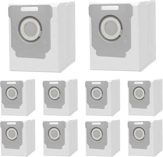 10 Pack New Dust Bags Replacement Parts Compatible with iRobot Roomba Combo j7+ j9+ Robot Vacuum & Mop Cleaner Accesories Dirt Garbage Collection Bag