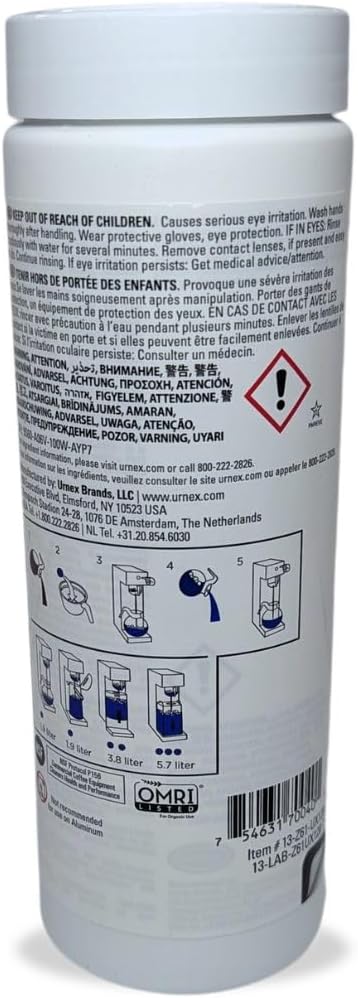 Urnex Tabz Coffee Brewer Cleaning Tablets - 120 Tablets