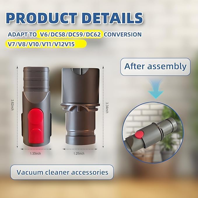 ForDyson Gen5 V15 V12 V8 V11 V10 V7 Attachments Kit - All Attachments, Dryer Nozzle, Extension Hose, Crevice Tool, Mattress Brush, Dust Brush, Stiff Brush, Lint & Wrinkle Tool