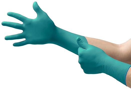 Microflex 93260090 Glove, Nitrile/Neoprene, Chemical Resistant, Powder-Free, 12", L
