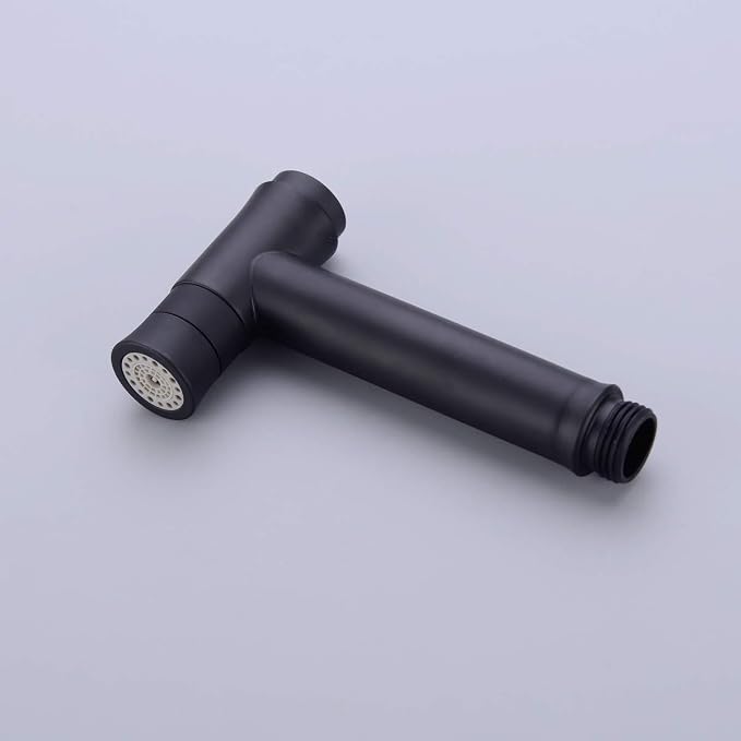 TRUSTMI Toilet Concealed Hot and Cold Bidet Spray Set 2 Function Hand Held Sprayer Shattaf Bathroom Attachment,Black