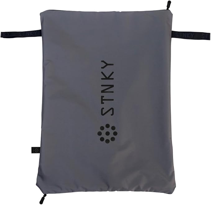STNKY Bag Pro - Laundry Bags With Zips, Handles and Internal Mesh Bag for Travel, Yoga, Healthcare, Gym Kit, Laundry (XL, Grey)
