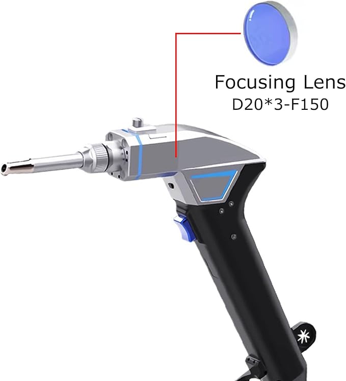 Laser Welding Lens Dia.20mm Focusing Lens, Thinkness 3mm F150,Cleaning Machine D20F150 Focus Lenses for Hand-held Welding Head (D20*3-F150)